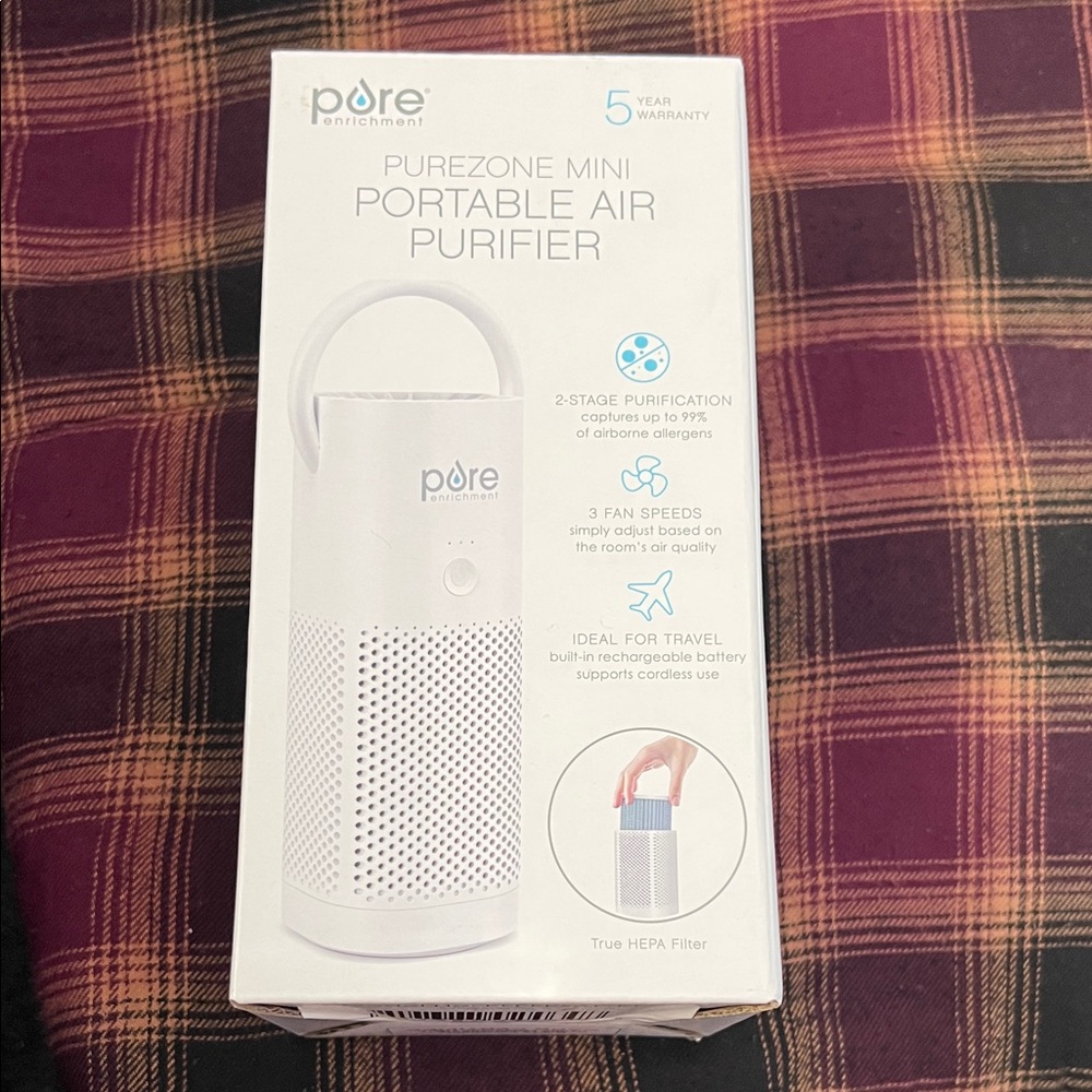 Purezone mini White Portable Air Purifier